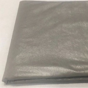 Tejido no tejido plateado Paño de fibra de plata resistente a la radiación Paño de protección de fibra de plata